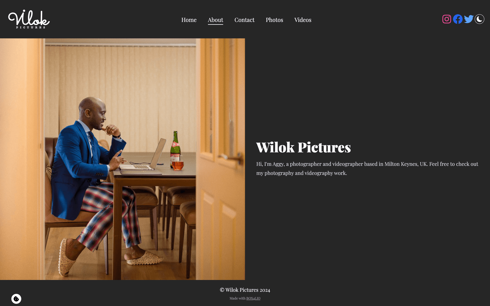 about page light mode